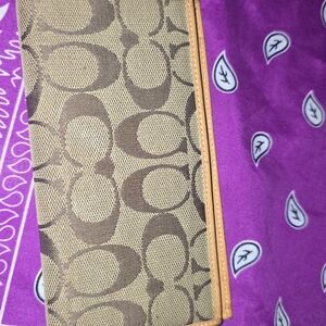 Coach Signature Canvas Wallet